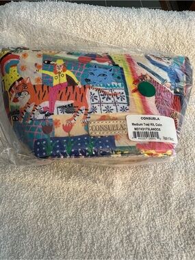 Consuela (Colin) Medium Tool Kit/Make-Up Pouch - Colorful Print